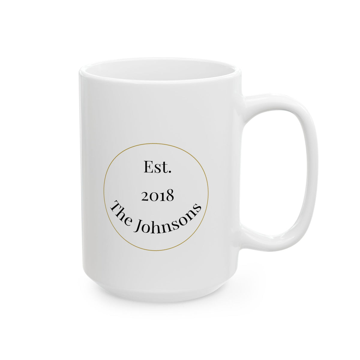 P034 - Ceramic Mug - Personalized