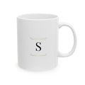 Personalized Gold Initial Mug