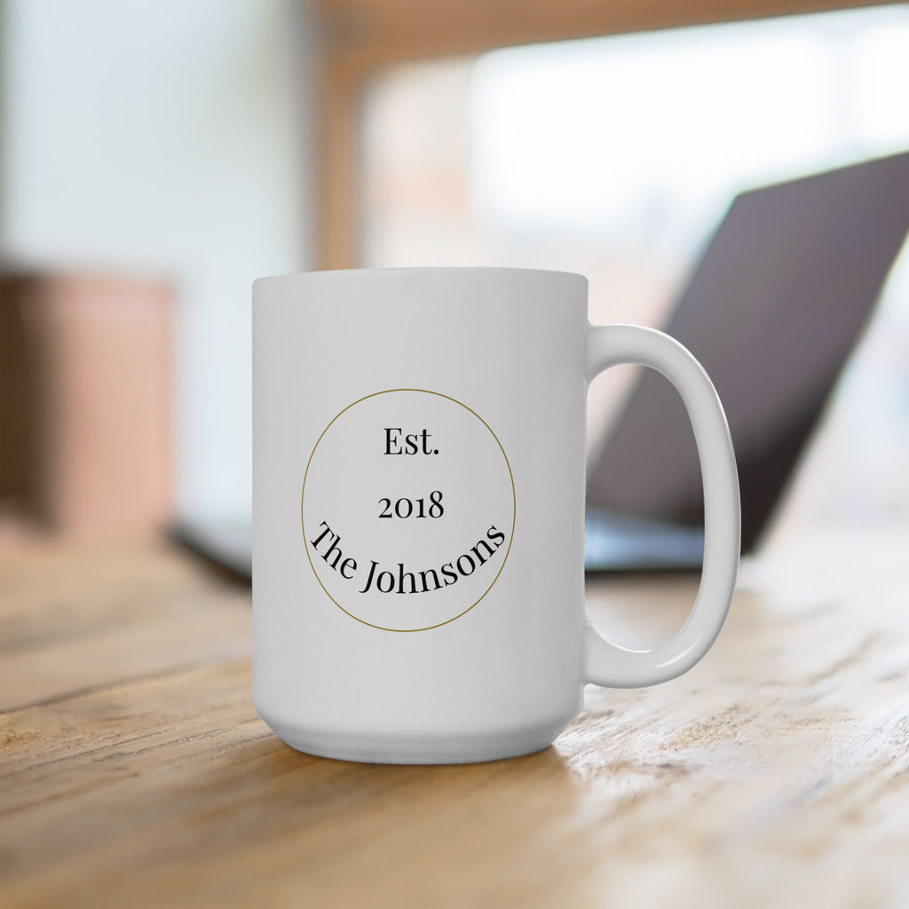 Personalized Family Established Mug