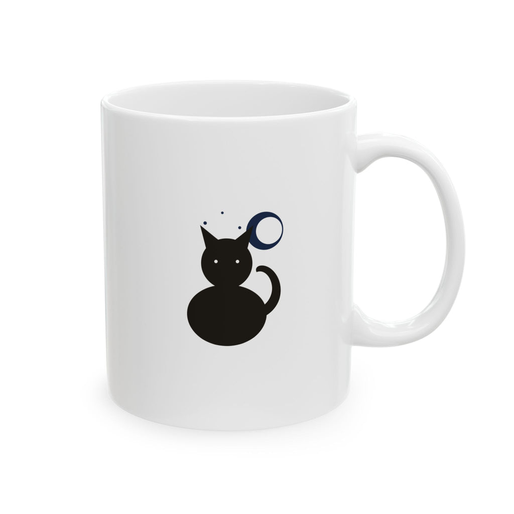 Cat and Moon Mug