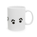 Black Paw Print Mug