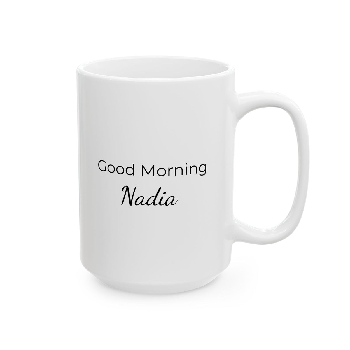 Personalized Good Morning Mug