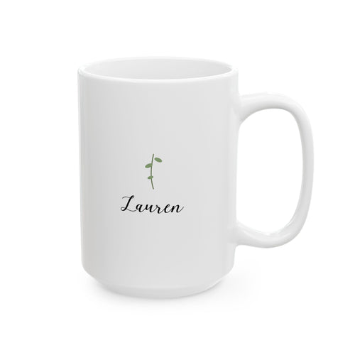Personalized Birth Flower Mug