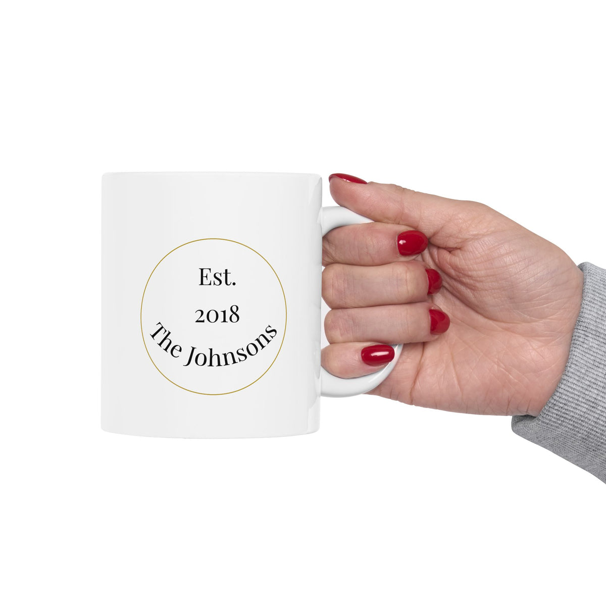 P034 - Ceramic Mug - Personalized