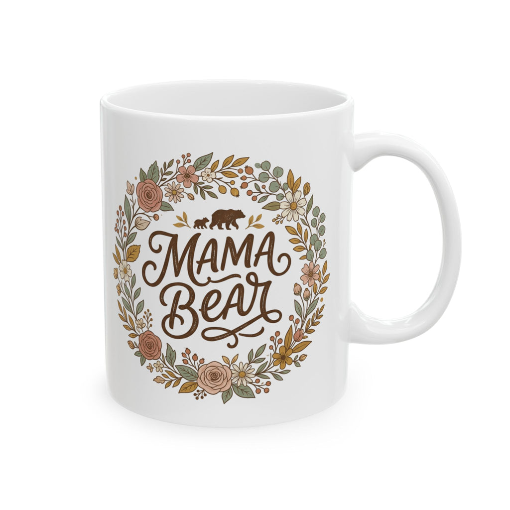 Mama Bear Floral Mug