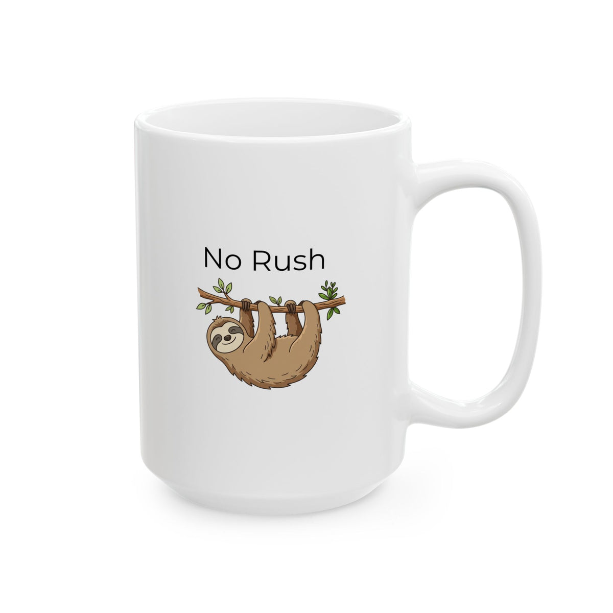 No Rush Sloth Mug