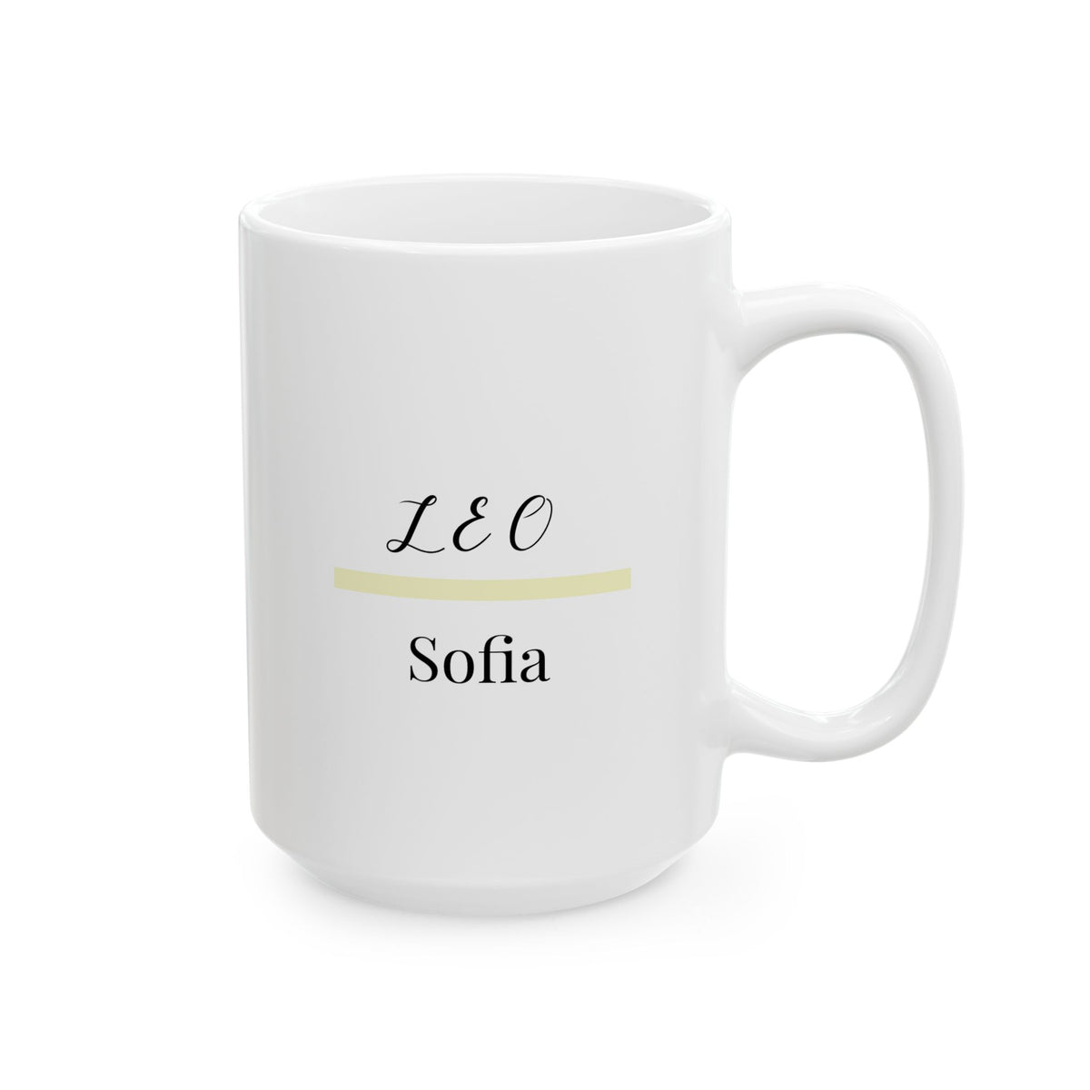 Personalized Zodiac Name Mug
