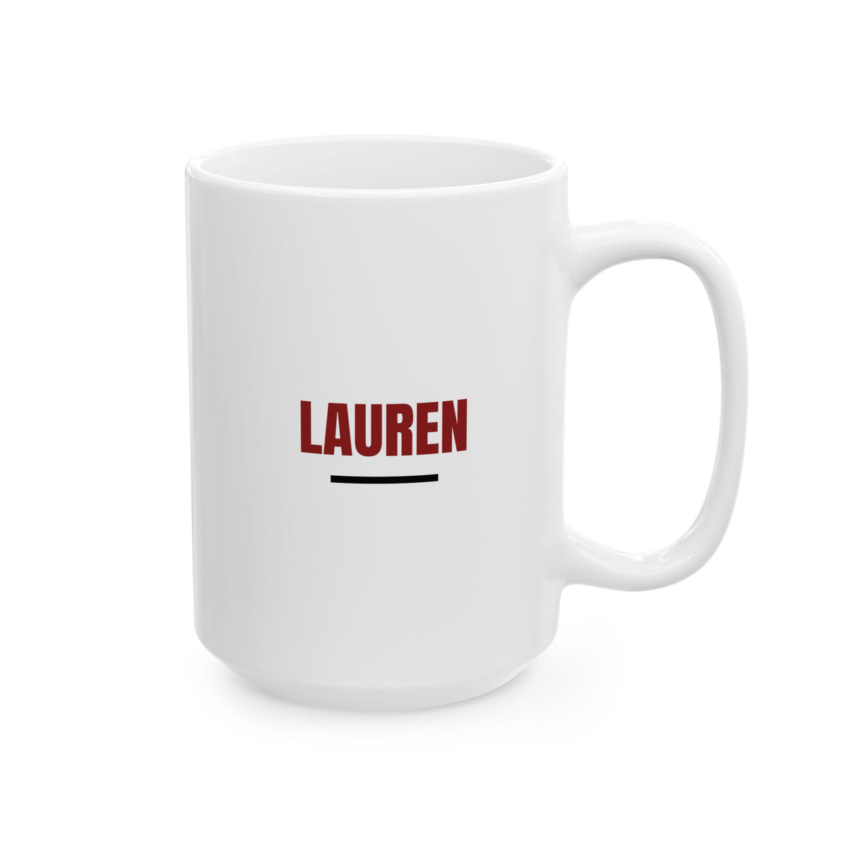Personalized Varsity Name Mug