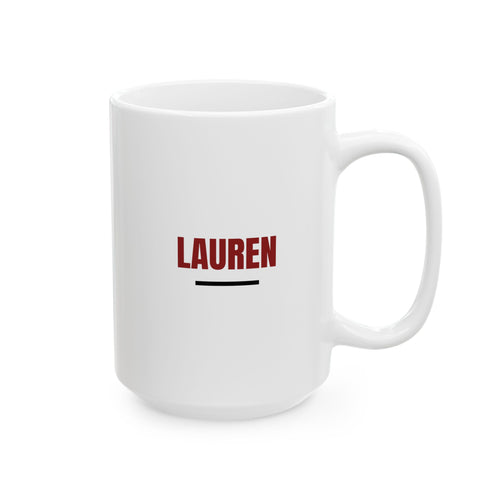 Personalized Varsity Name Mug