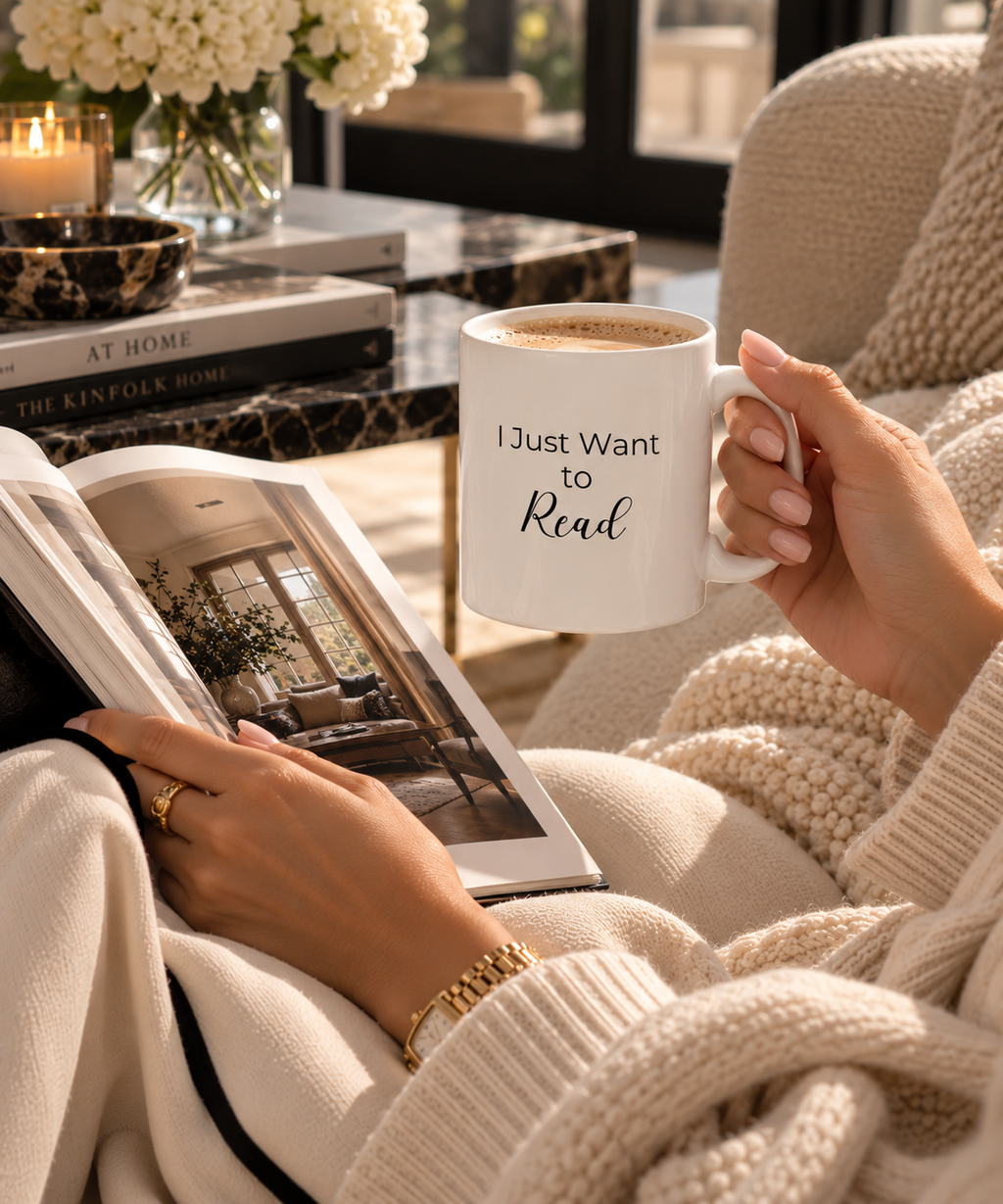 I Just Want to Read Book Mug