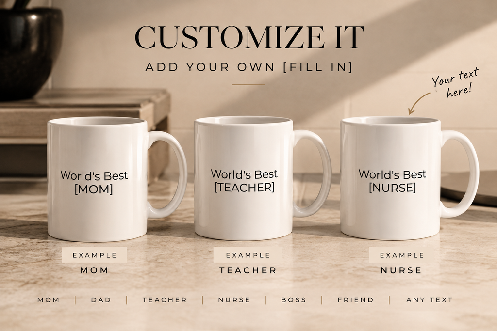 P035 - Ceramic Mug - Personalized