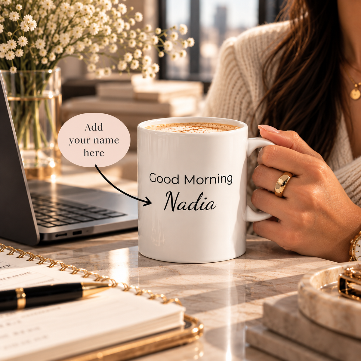 P036 - Ceramic Mug - Personalized