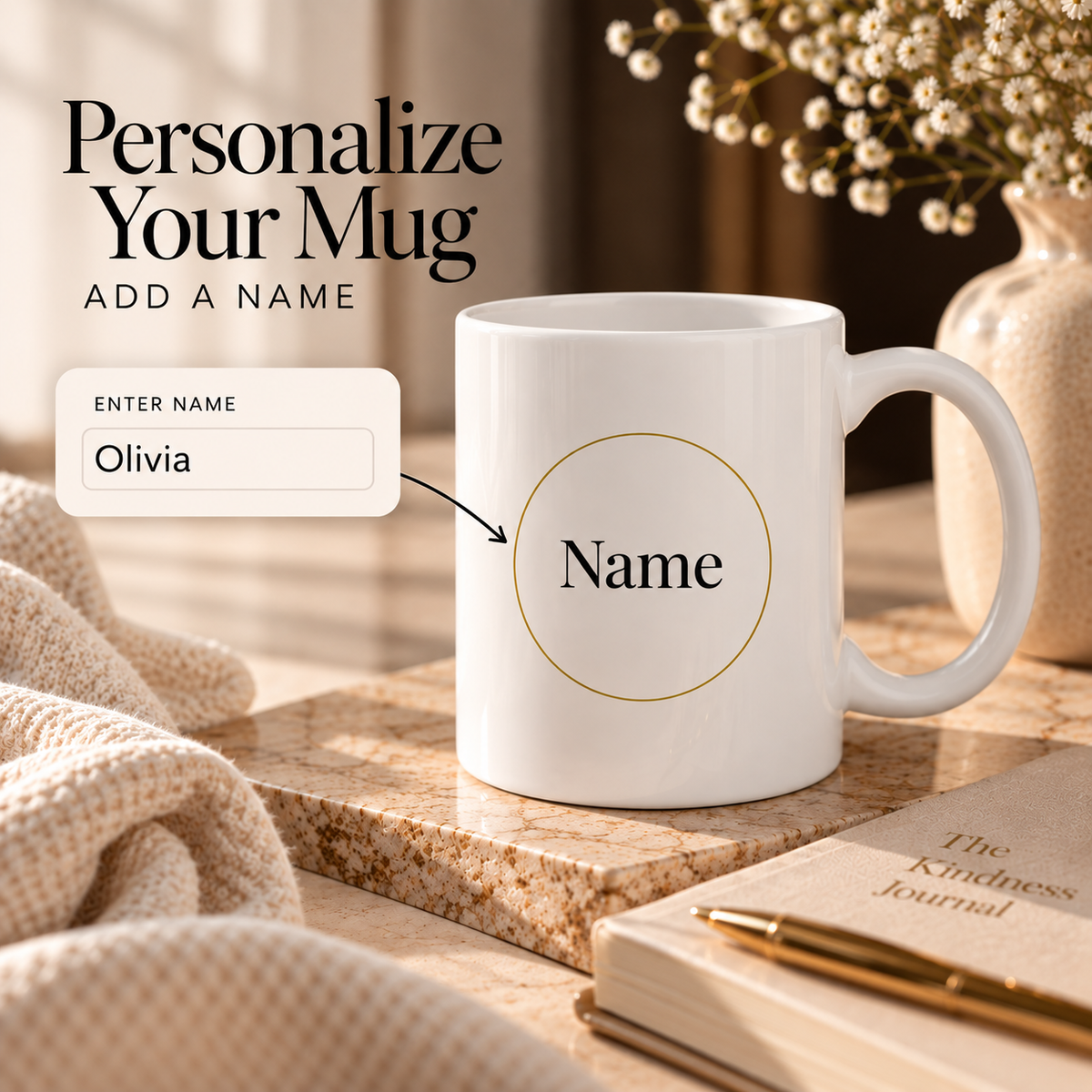 P038 - Ceramic Mug - Personalized