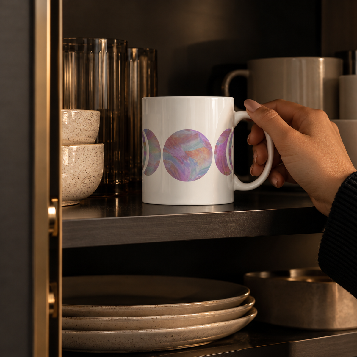 Pastel Moon Mug
