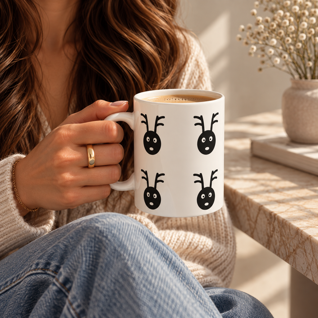 Deer Face Mug