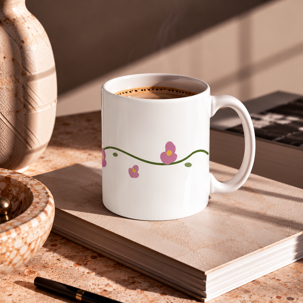 Floral Vine Mug
