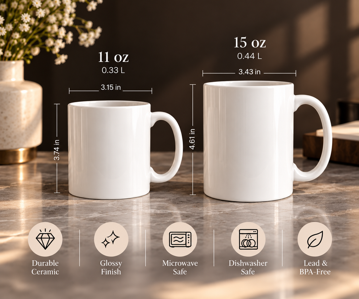 Bookshelf Mug