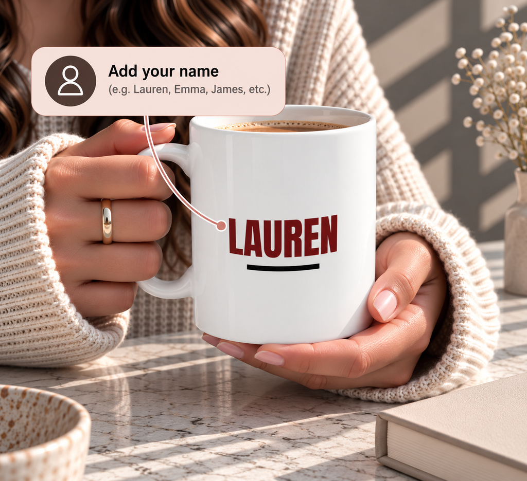 P136 - Ceramic Mug - Personalized
