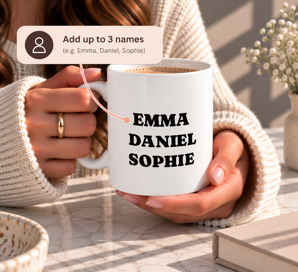 P137 - Ceramic Mug - Personalized