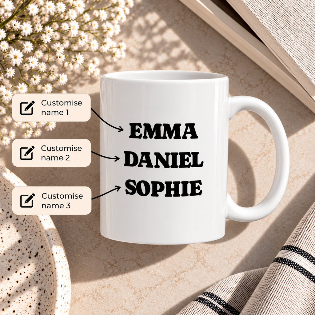 P137 - Ceramic Mug - Personalized