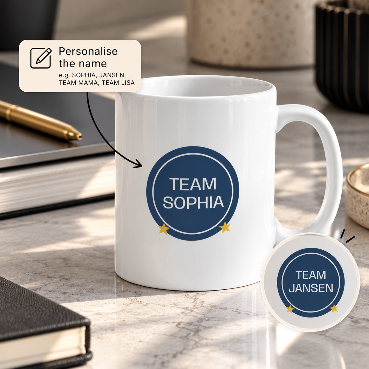 P146 - Ceramic Mug - Personalized