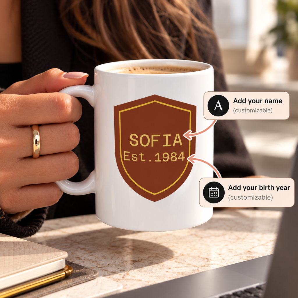 P147 - Ceramic Mug - Personalized