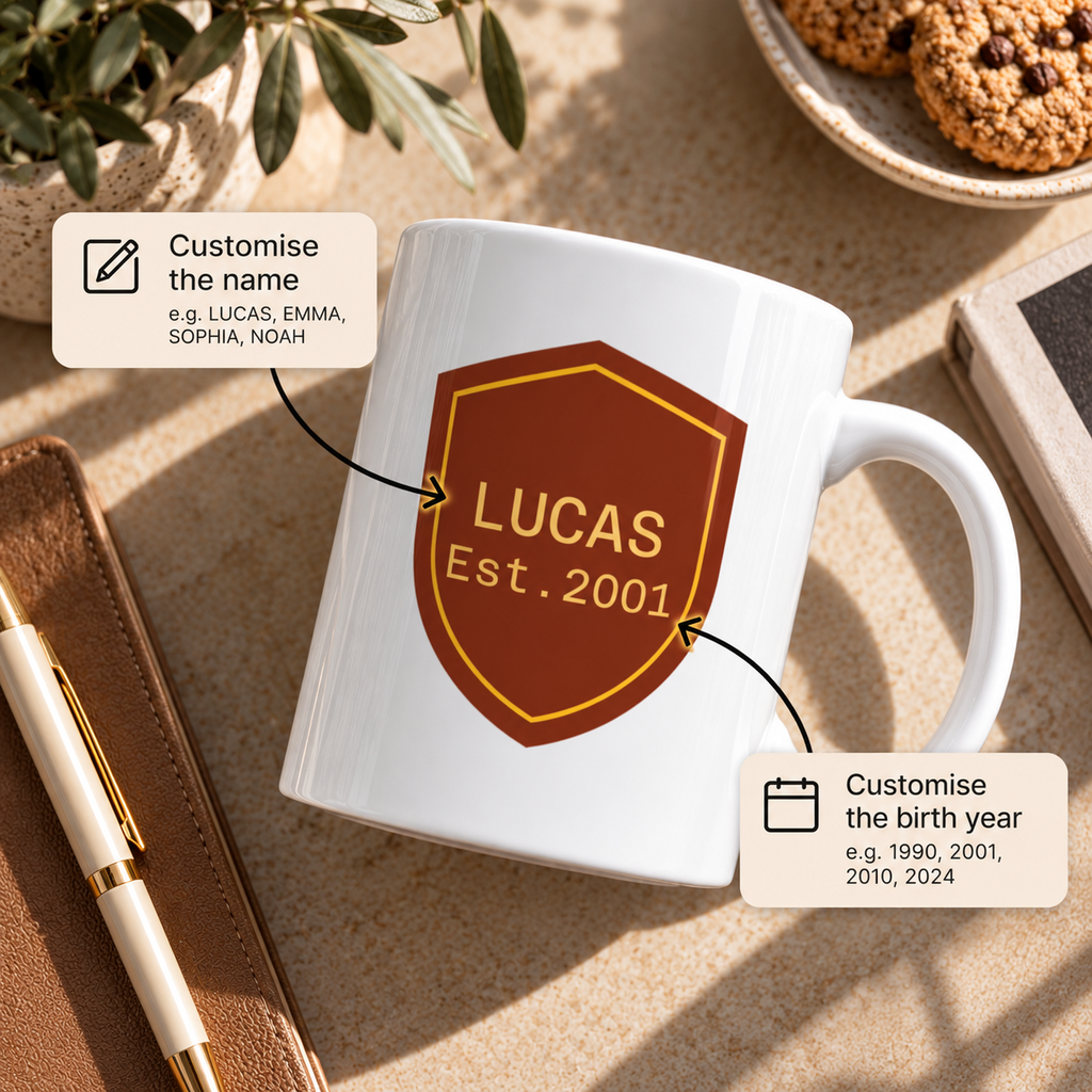 P147 - Ceramic Mug - Personalized