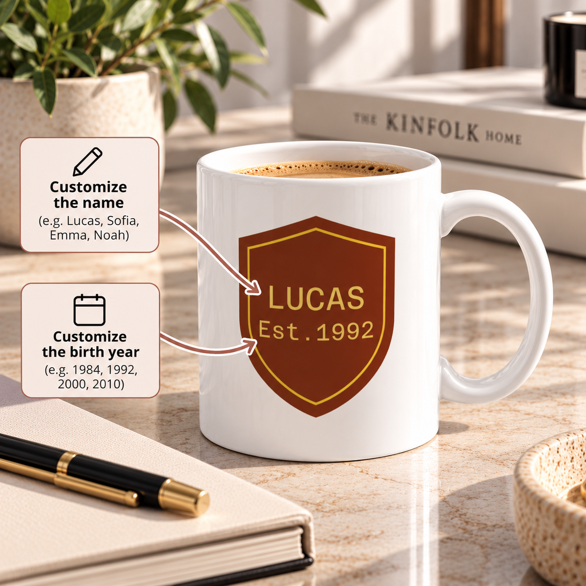 P147 - Ceramic Mug - Personalized