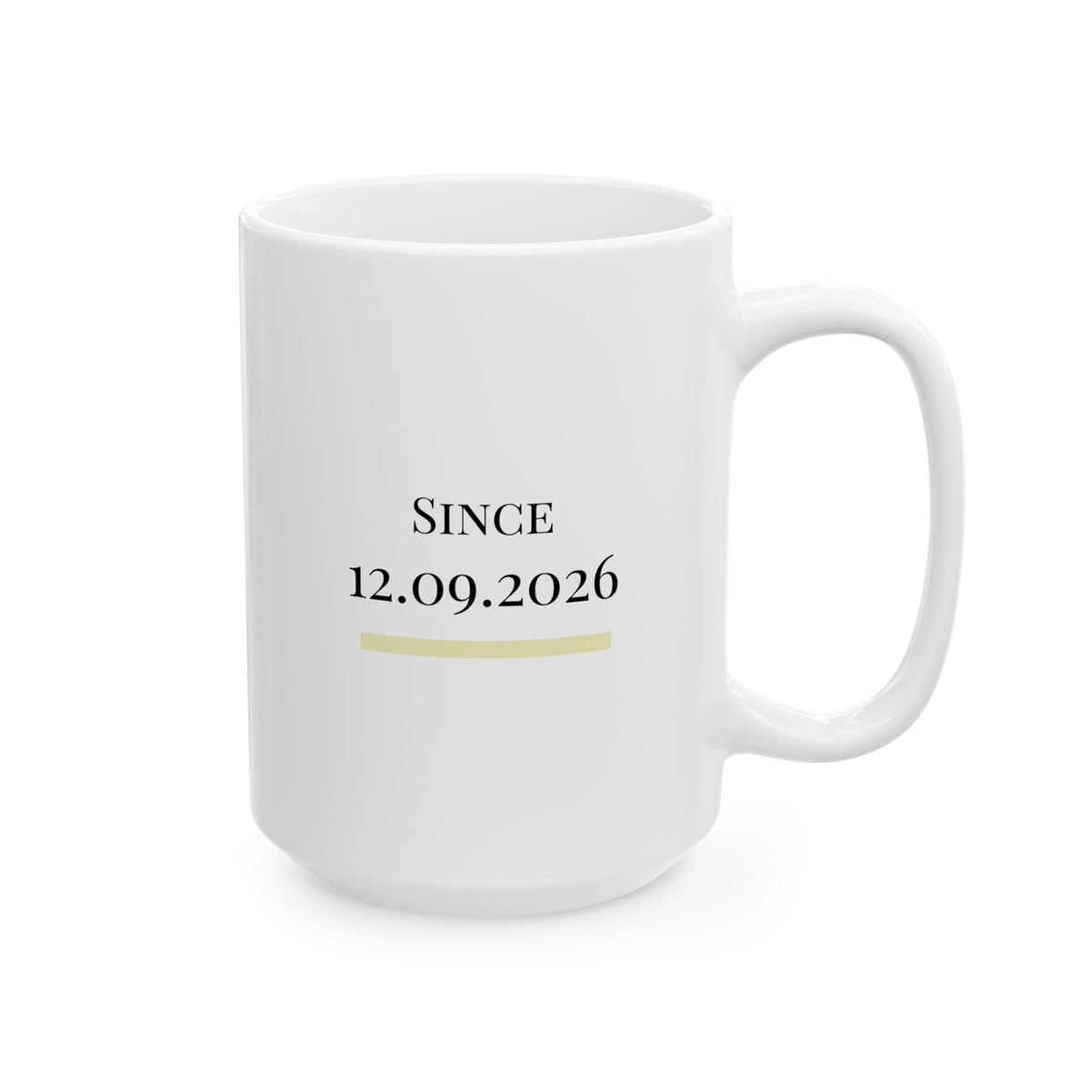 Personalized Since Date Couple Mug
