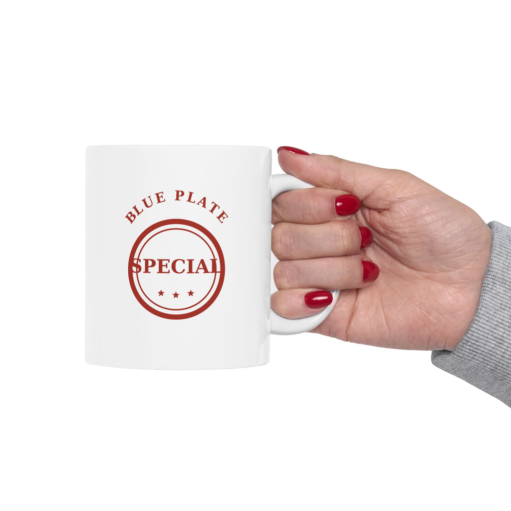 Blue Plate Special Diner Mug