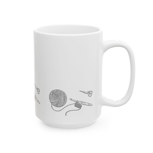 Knitting Mug