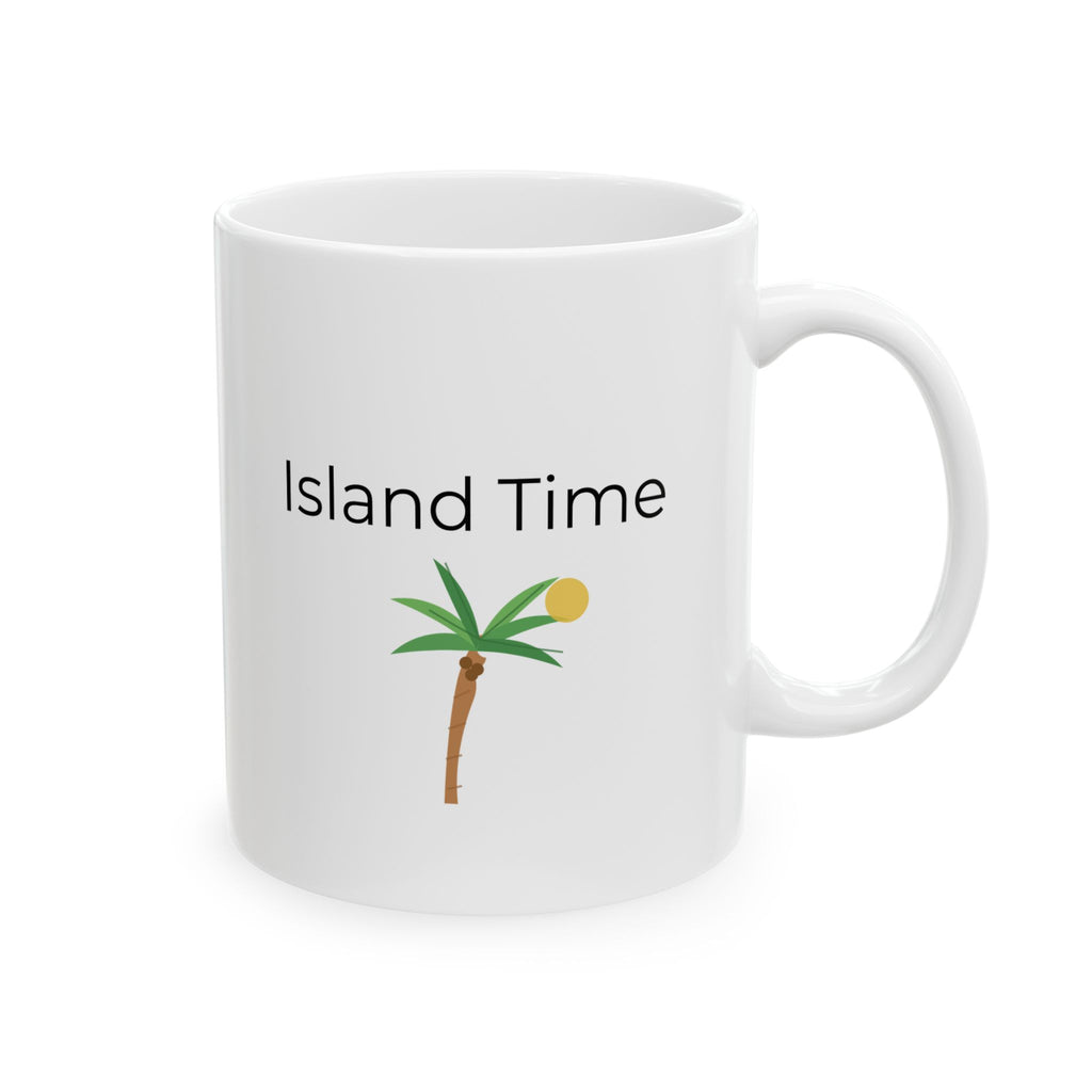 Island Time Palm Tree Mug