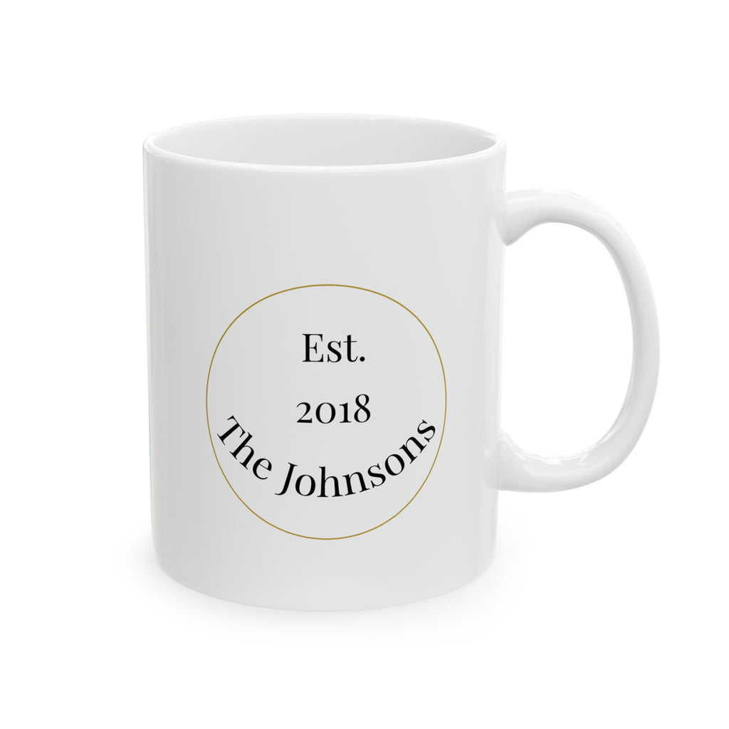 Personalized Family Established Mug